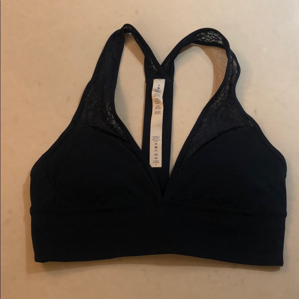 Lululemon Navy Sports Bra Size 6
